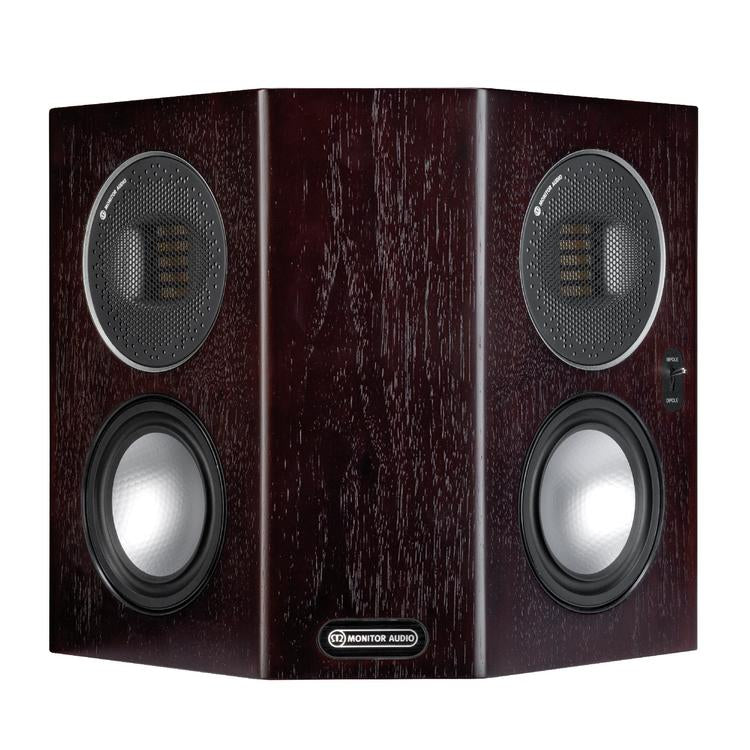 Monitor Audio Gold FX | Speakers - Compact - 2 way - 100W - Pair - Dark Walnut-Audio Video Centrale