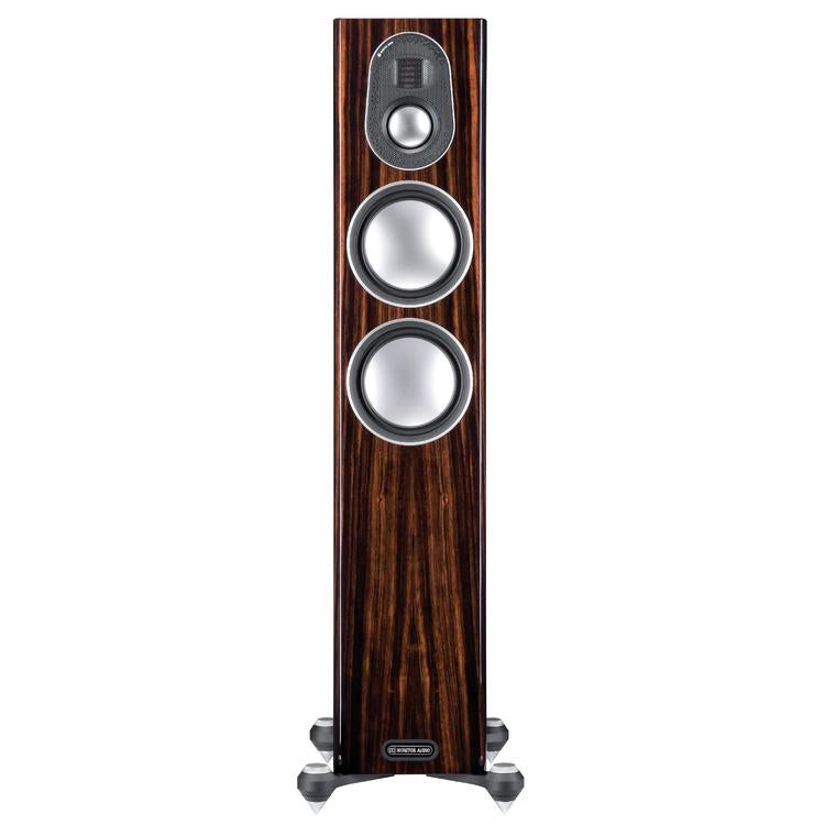Monitor Audio Gold 200 | Floorstanding Speakers - Tower - 3 way - 200W - Pair - Piano Ebony-Audio Video Centrale