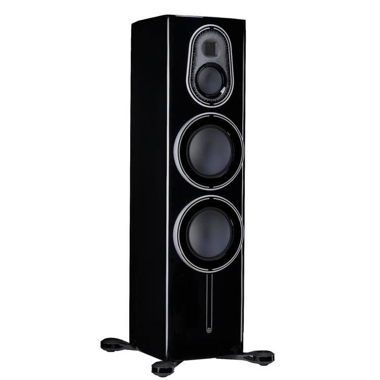 Monitor Audio Platinum 300 3G | Floorstanding Speakers - Tower - 3-way - 400W - Pair - Piano Black Gloss-Audio Video Centrale