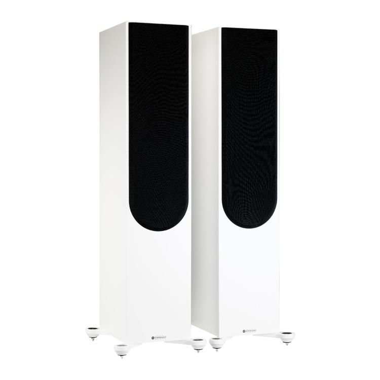 Monitor Audio Silver 500 7G | Floorstanding Speakers - Tower - 3 way - 250W - Pair - Satin White-Audio Video Centrale