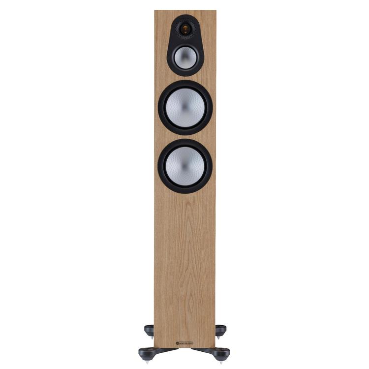 Monitor Audio Silver 300 7G | Floorstanding Speakers - Tower - 3 way - 200W - Pair - Ash-Audio Video Centrale