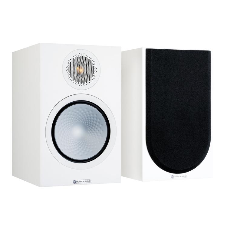 Monitor Audio Silver 100 7G | Bookshelf Speakers - 2 way - 120W - Pair - Satin White-Audio Video Centrale