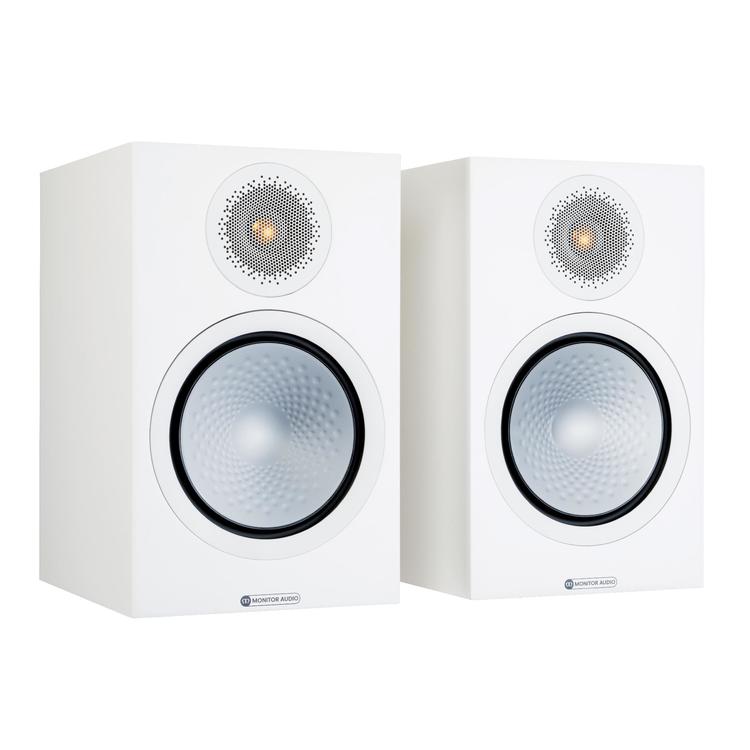 Monitor Audio Silver 100 7G | Bookshelf Speakers - 2 way - 120W - Pair - Satin White-Audio Video Centrale