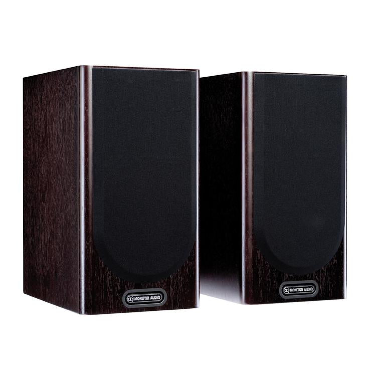 Monitor Audio Gold 100 | Bookshelf Speakers - 2 way - 120W - Pair - Dark Walnut-Audio Video Centrale