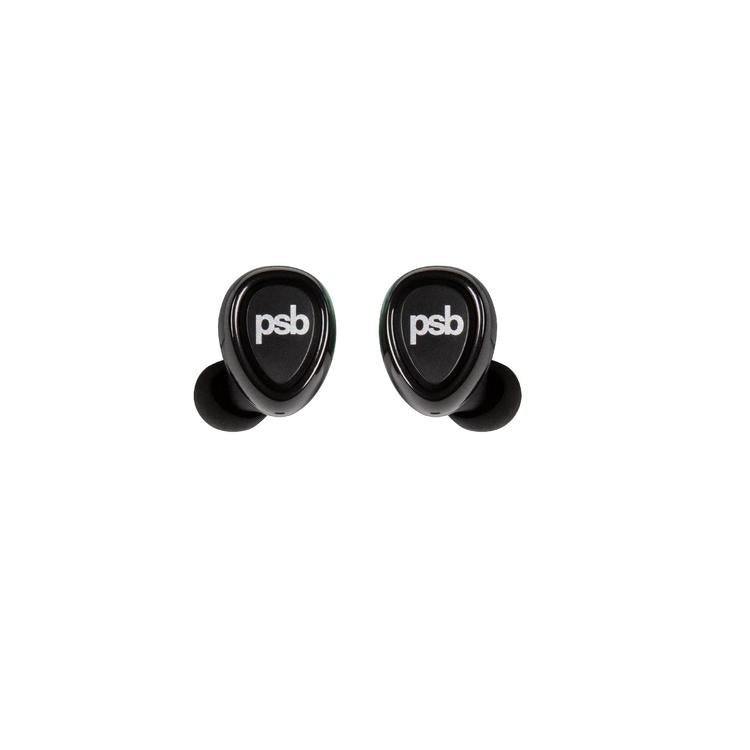PSB M4U TWM | In-Ear Headphones - 100% Wireless - True Wireless Micro Planar - Magneto-static Technology - Black-Audio Video Centrale