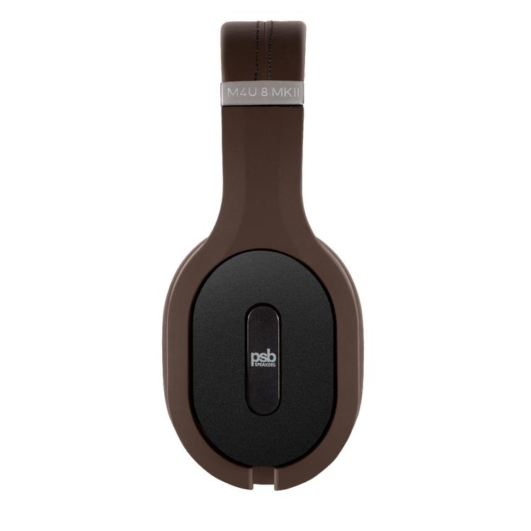 PSB M4U 8 MKII | Over-Ear Headphones - Wireless - Adaptive Noise Cancellation (ANC) - Brown-Audio Video Centrale