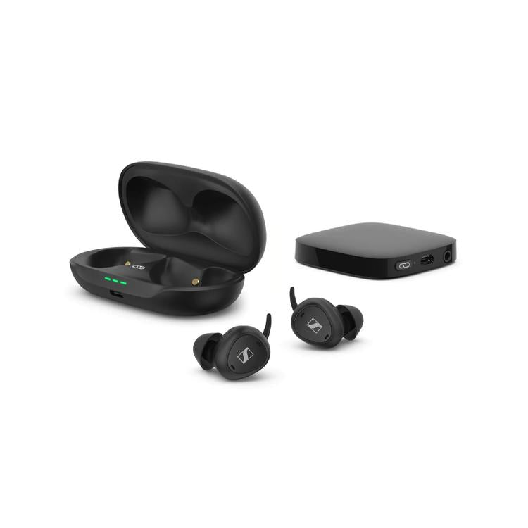 Sennheiser TV Clear Set | In-Ear Headphones - Wireless - Bluetooth - TV Connector - Black-Audio Video Centrale