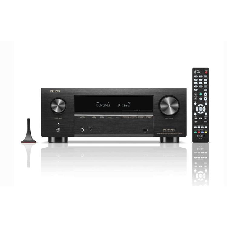 Denon AVRX3800H & HOME250 | 9-channel AV receiver and wireless speaker - Home theater - Auro 3D - 8K - HEOS - Black-Audio Video Centrale
