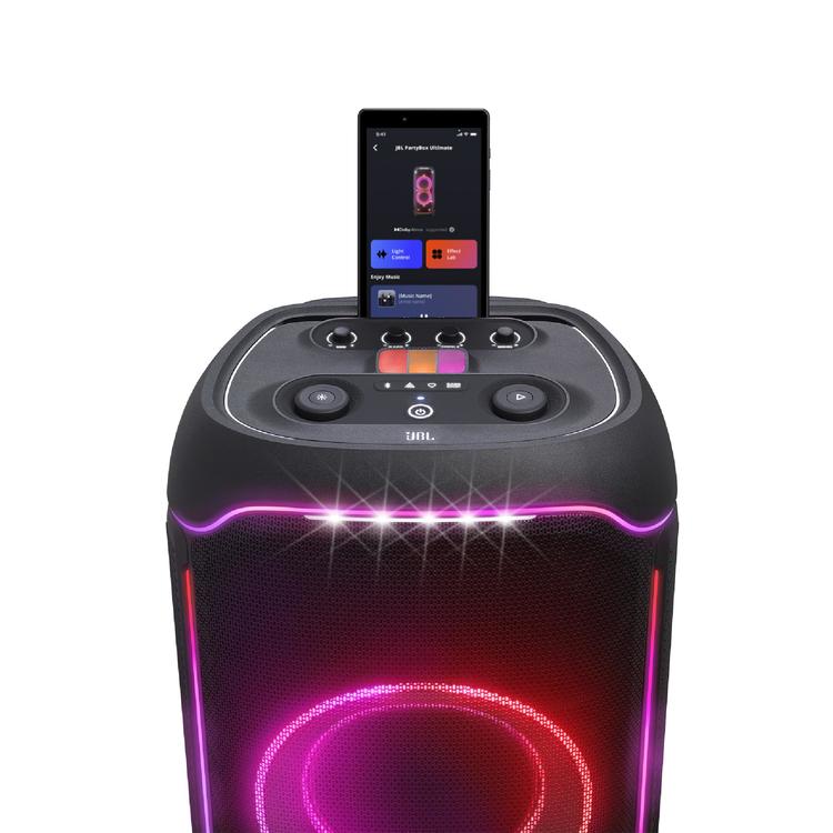 JBL PartyBox Ultimate | Portable speaker - Light game - WiFi 6 - Bluetooth 5.3 - Black-Audio Video Centrale