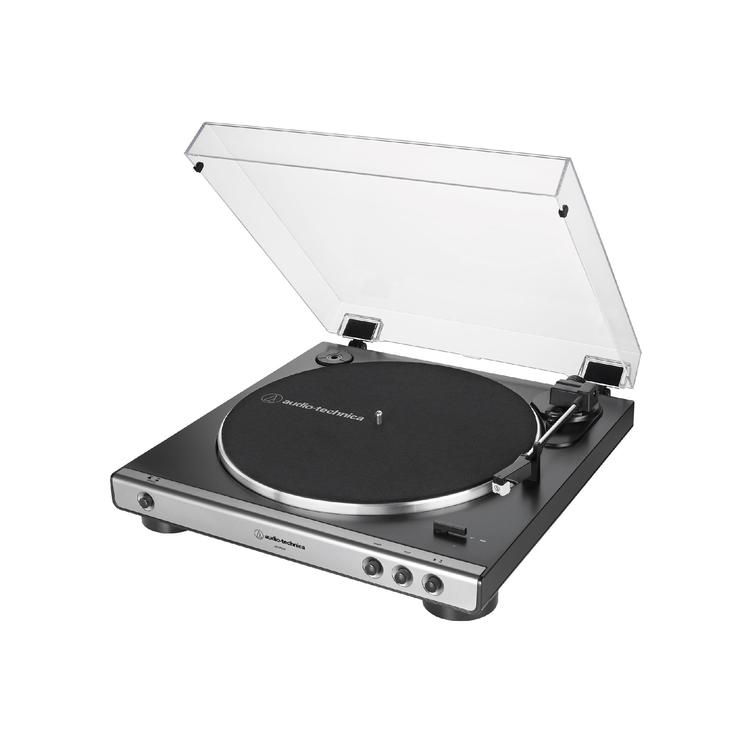 Audio-Technica AT-LP60X-GM | Stereo Turntable - Belt Drive - Fully Automatic - Gun Metal-Audio Video Centrale