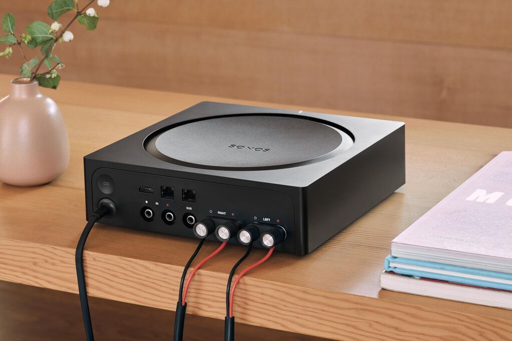 SONOS AMP | 2ch Amplifier - 250 W RMS - Black-Audio Video Centrale