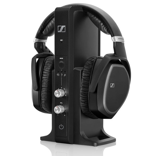 Sennheiser RS195 | Wireless over-the-ear TV headphones - Black-Audio Video Centrale