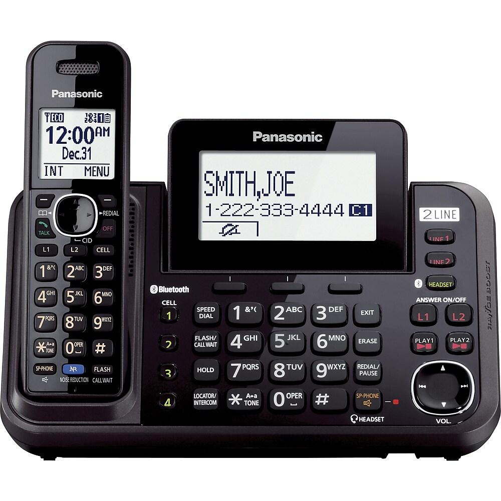 Panasonic KX-TG9541B | Cordless phone - 1 handset - Recorder - Black-Audio Video Centrale