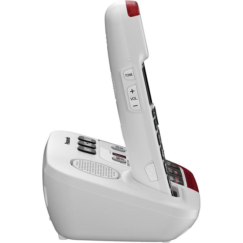 Panasonic KX-TGM490S | Amplified (3X) cordless telephone - Digital answering machine - Silver-Audio Video Centrale