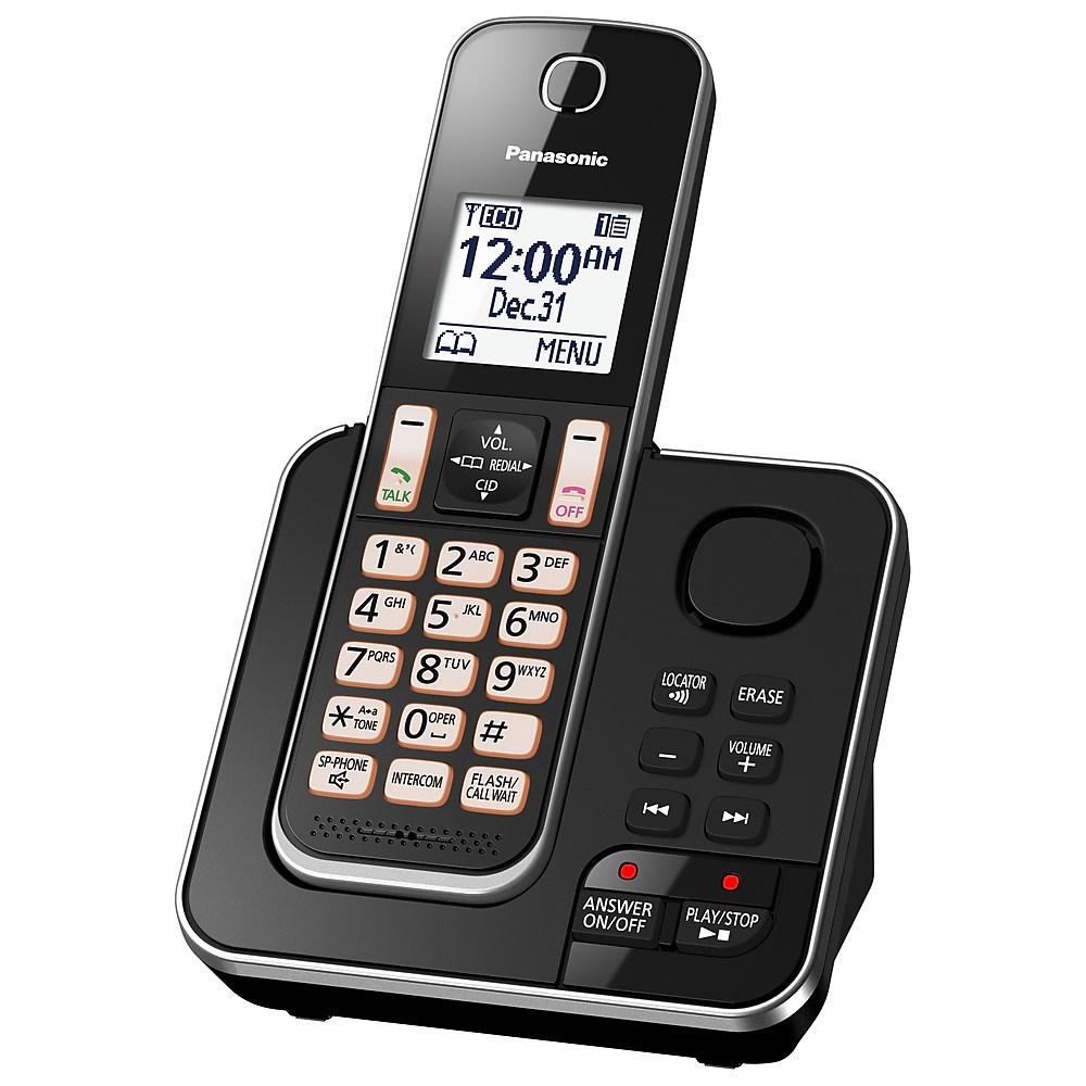 Panasonic KX-TGD392B | Cordless phone - 2 handsets - Recorder - Black-Audio Video Centrale