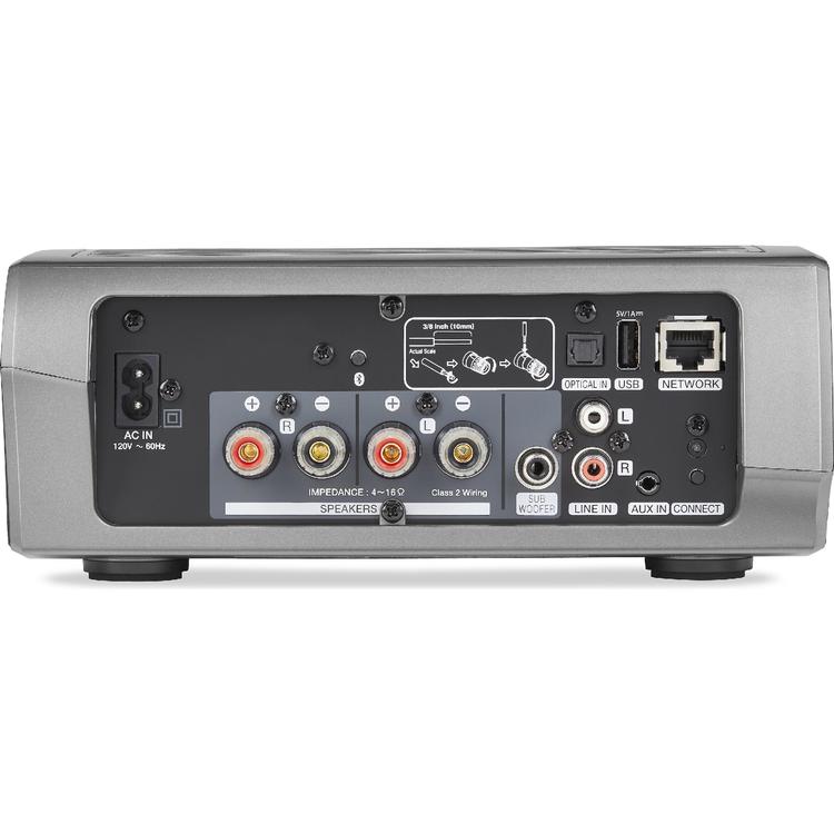 Denon HEOS AMP | 2 Ch. Wireless Streaming Zone Amplifier - 70 W / Ch. - Bluetooth - HEOS - Black-Audio Video Centrale